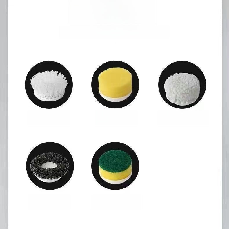 Multifunctional Electric Cleaning Brush with Multiple Heads