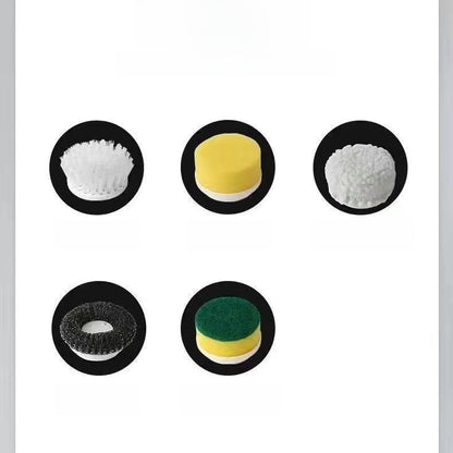 Multifunctional Electric Cleaning Brush with Multiple Heads